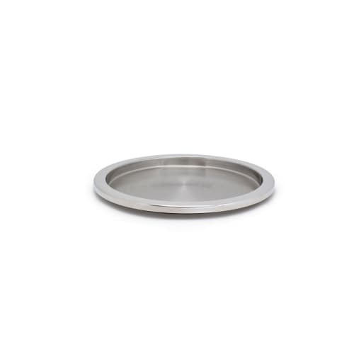 Austin Round Brushed Stainless Tray, Silver